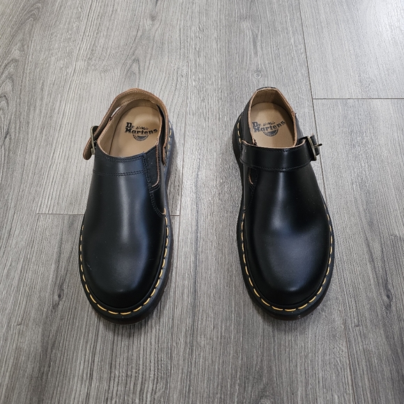 Dr. Martens Isham Leather Shoes Womens Size 9 Mens 8 - Picture 2 of 7